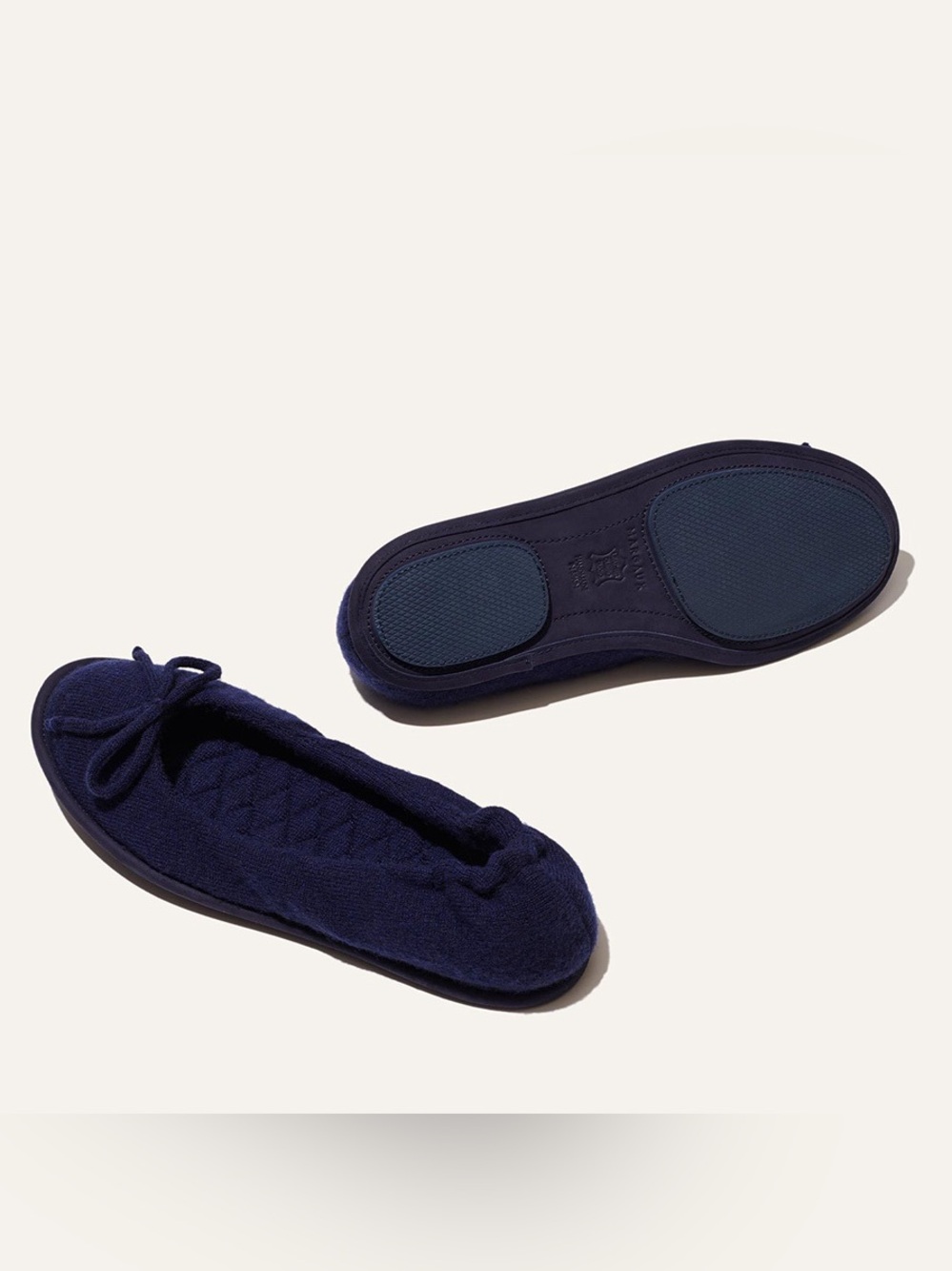 Cashmere wool Moccasin Slippers